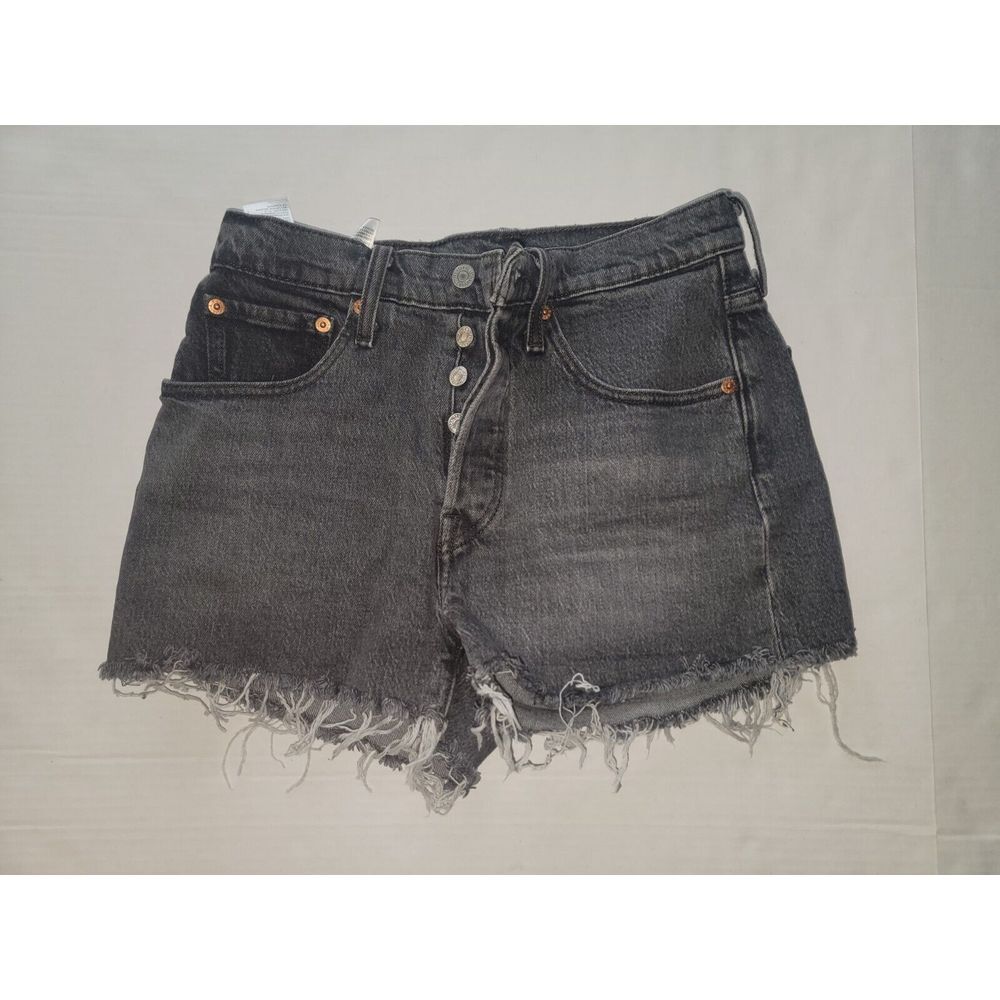 levis premium Black Short Short‎ jeans Size 26